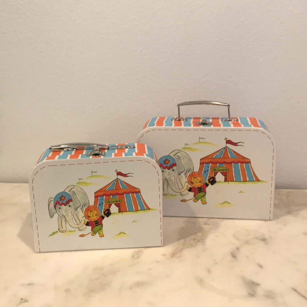 Adorable original design Circus Suitcase Set
